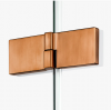 NEW TRENDY Kabina prysznicowa 90x110x200 Avexa Copper Brushed, podwójne drzwi EXK-3673